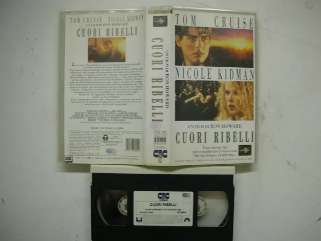 CUORI RIBELLI , Tom Cruise Nicole Kidman 1992 VHS italiano