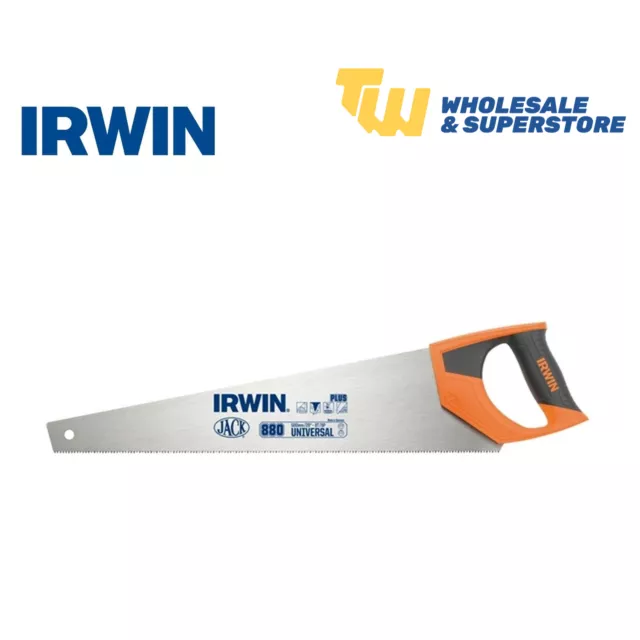 Irwin Jack 880 Handsaw 20 " Universal Wood Panel Hand Saw 8tpi 500mm JAK880UN20