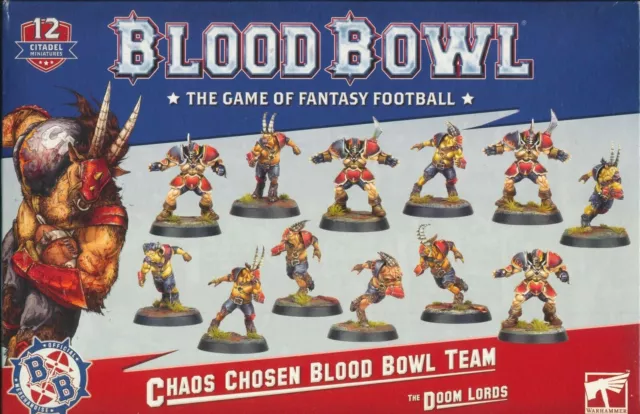 Blood Bowl Chaos Chosen Team Doom Lords NIB