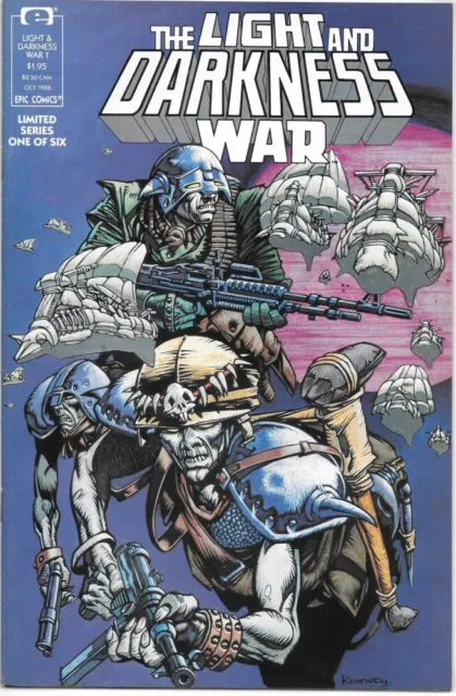 The Light and Darkness War Comic Book #1 Marvel Comics 1988 VERY HIGH GRADE NEW