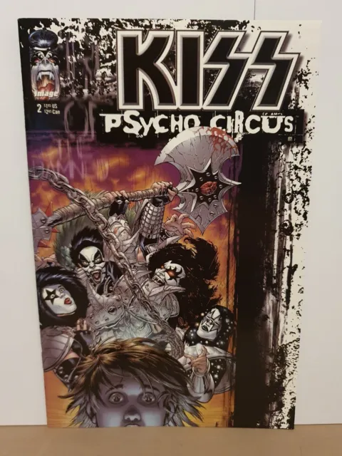 KISS Psycho Circus Comic #2 - March 1998 MCFARLANE IMAGE CANADA - EX+