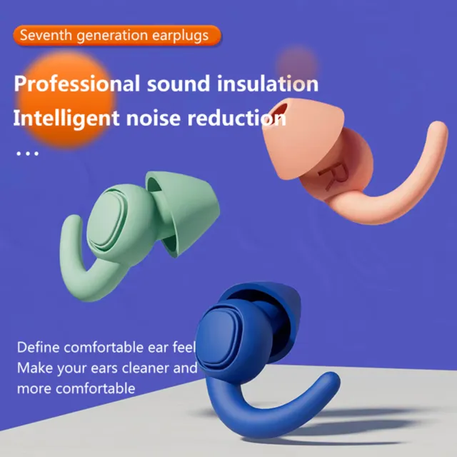 Ear Plugs Sound Insulation Noise Reduction Ear Protector Earplugs & Storage Box