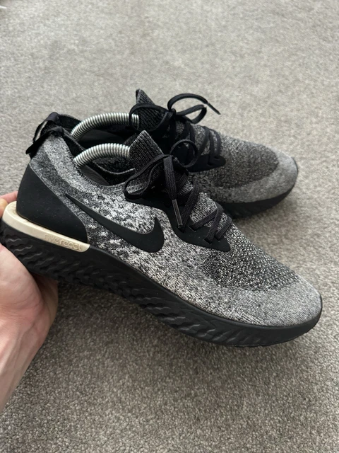 NIKE EPIC REACT Flyknit Deep Burgundy Team Red Black Men s Trainers Size 9 104.99 PicClick UK