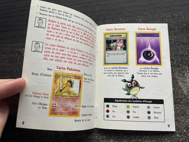 CARTE POKÉMON LIVRET De Règles Connaisseur Version 4 - Neo Genesis