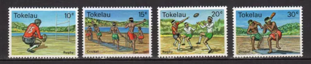 Tokelau 1979 sports série de 4 timbres neufs /TE3634