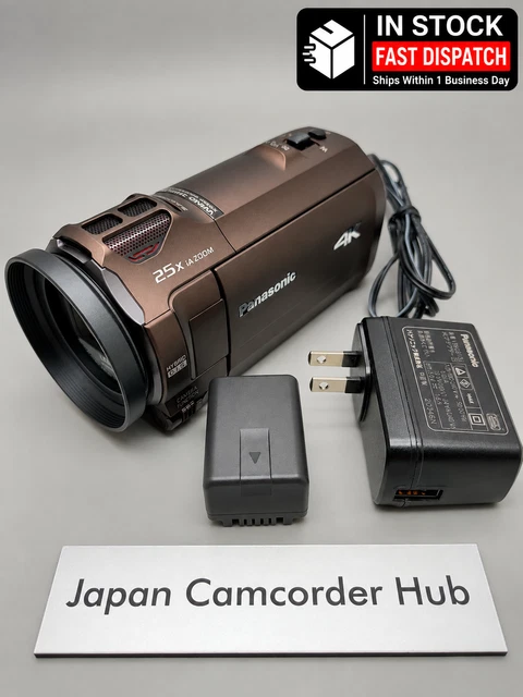 PANASONIC HC-VX992M-W 4K Camcorder 64GB 20x Optical Zoom Pure