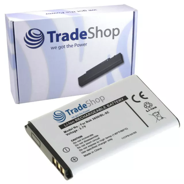 Trade-Shop Akku 3,7V Li-Ion ersetzt 20405928 1ICP06/35/54 055 510-9900