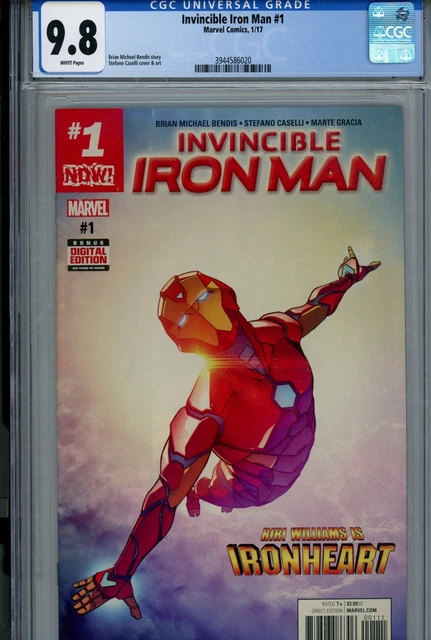 Invincible Iron Man Vol 3 1 CGC 9.8 (2016)