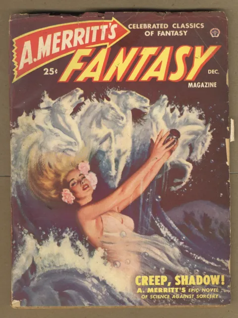 A. Merritt's Fantasy Magazine Pulp Dec 1949 Vol. 1 #1 GD/VG 3.0