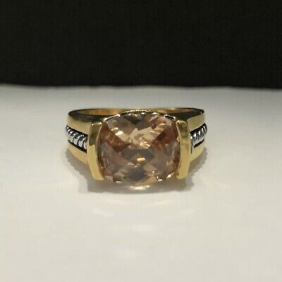 NWOT Premier Designs Jewelry Two Tone Gold Antique Silver Plated Elite Ring Sz 6
