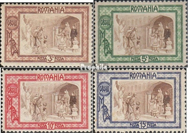 Rumänien 208-211 (kompl.Ausg.) mit Falz 1907 Armenpflege