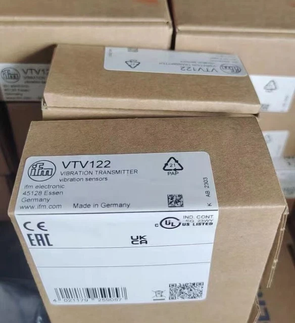 1pcs IFM VTV122 VIBRATION TRANSMITTER