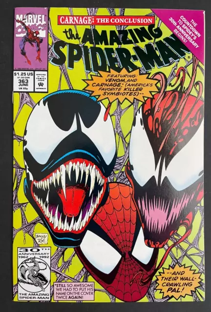 Amazing Spider-Man #363 - Venom Carnage (007) Marvel 1992 Comics NM