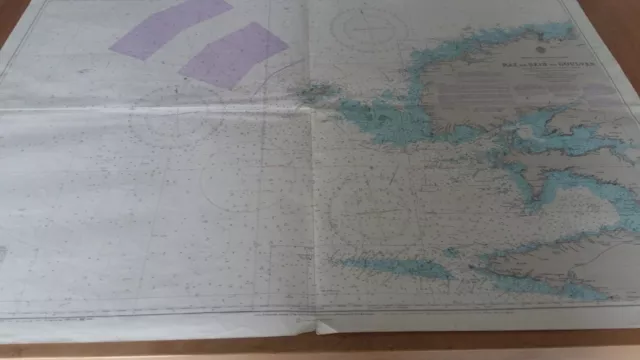1984 Admiralty Nav. Map: 2643 :France:nw Coast.raz De Sein To Goulven
