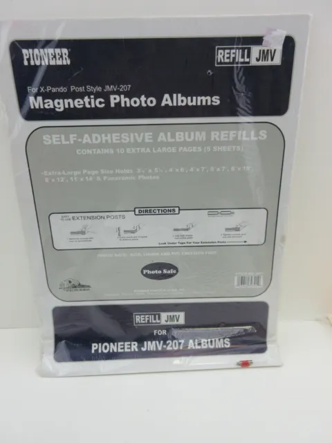 Álbum de fotos magnético Pioneer recarga JMV-207 10 páginas 5 hojas NUEVO