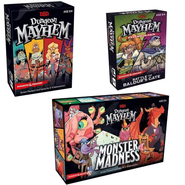 Dungeon Mayhem Monster Madness Card Game Family Board Game