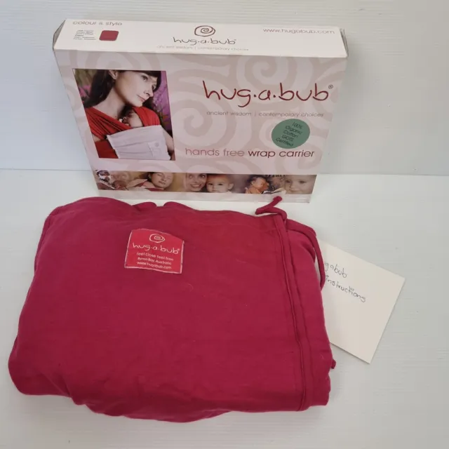 Hug-A-Bub Baby Wrap Carrier Raspberry Pink