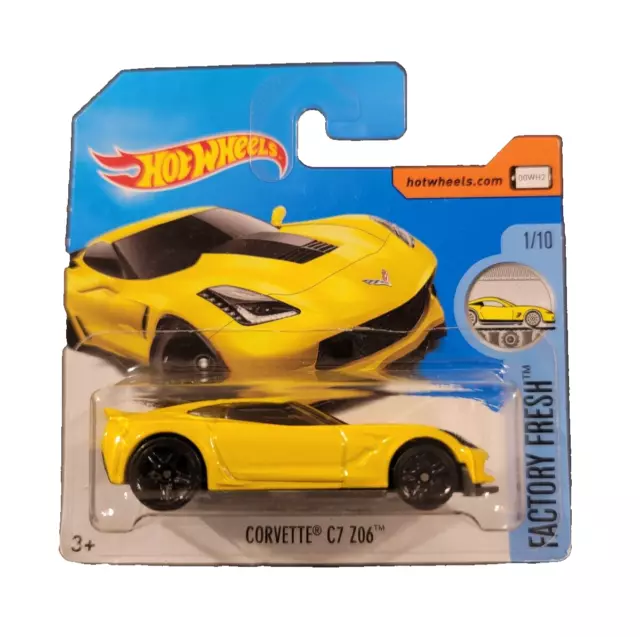 Hot Wheels Corvette C7 Z06 Factory Fresh 1/10/ Miniature Collector Mattel 2016