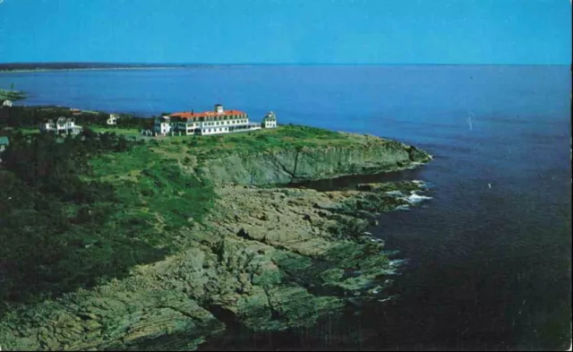 Postcard Cliff House Bald Head Ogunquit Maine Me Aerial View From The Cliffs