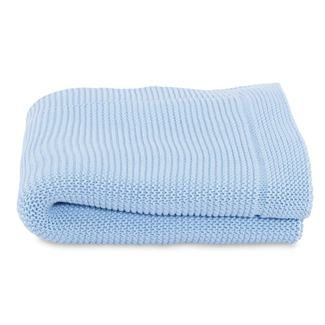 Chicco Couverture Tricoter, Ocean, Bleu
