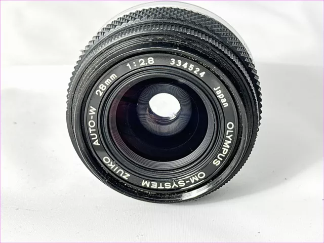 Olympus OM Zuiko Auto-W 28mm F2.8 Wide Angle Lens