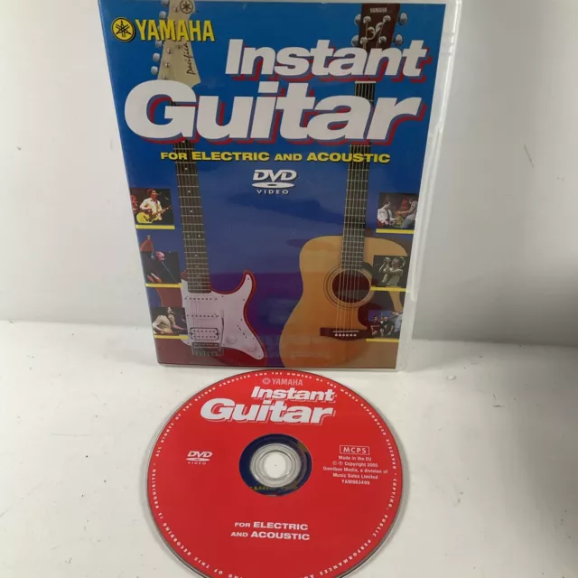 Yamaha Instant Guitar For Electric & Acoustic 2005 Dvd Region 2 Uk Pal Format