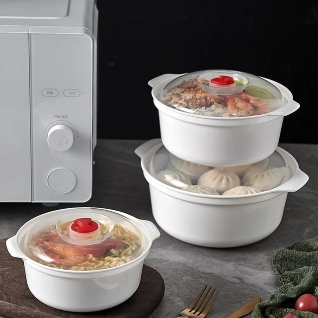 Bollillo al vapor caja de almuerzo caja de almacenamiento fresco caja de vapor caja de calefacción por microondas