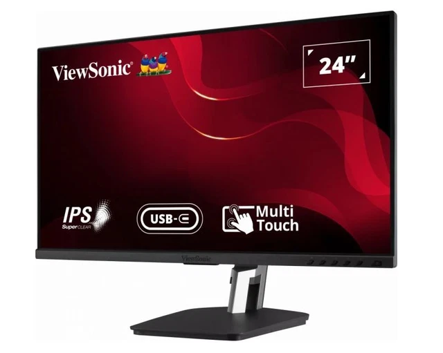 ViewSonic 24 TD2455 In-Cell 10 Point Touch Monitor with USB Type-C Input and ...