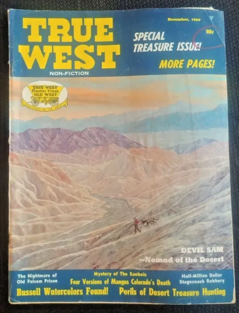 True West Magazine December 1969 Special Treasure Issue Devil Sam Nomad Desert