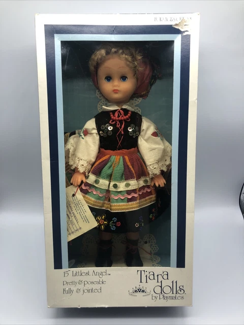 Vintage Tiara Dolls By Playmates 15” Littest Angel Poseable Jointed Nos/Nob