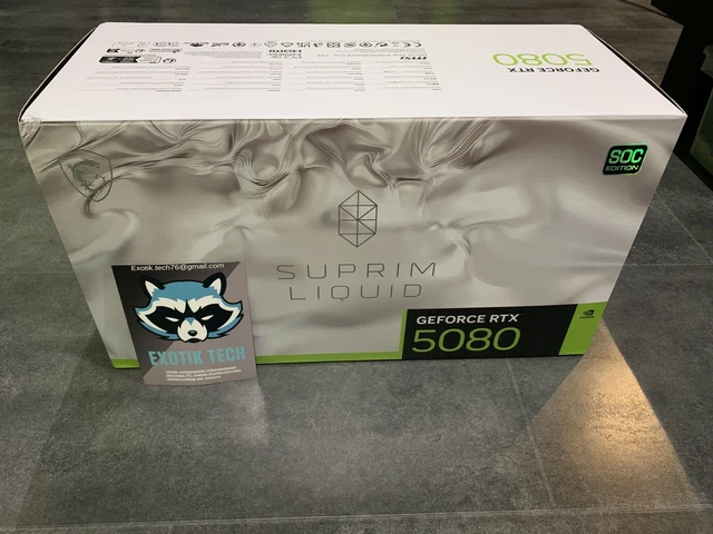 MSI RTX 5080 Suprim Liquid SOC - 16GB GDDR7 . EUR 2.200,00 - PicClick FR