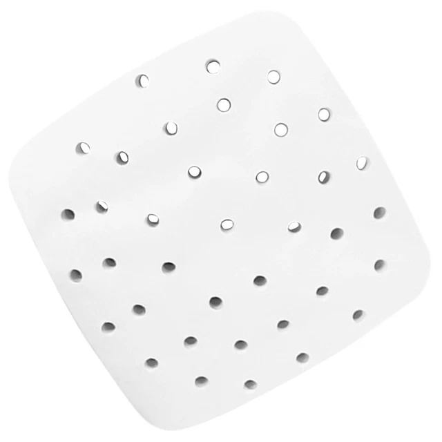 100 hojas de papel de freidora de aire perforado aire desechable papel de frita
