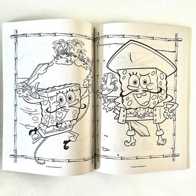 SPONGEBOB SQUAREPANTS JUMBO Coloring Activity Book! Nickelodeon Patrick