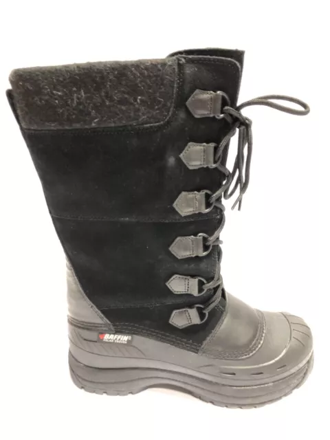 Baffin Women’s Marli, Black Winter Snow Boots, Size 8M.