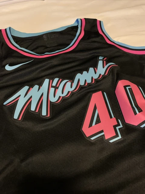 Nike NBA Miami Heat Dwayne Wade Sunset Vice City Pink Edition Jersey Sz 48