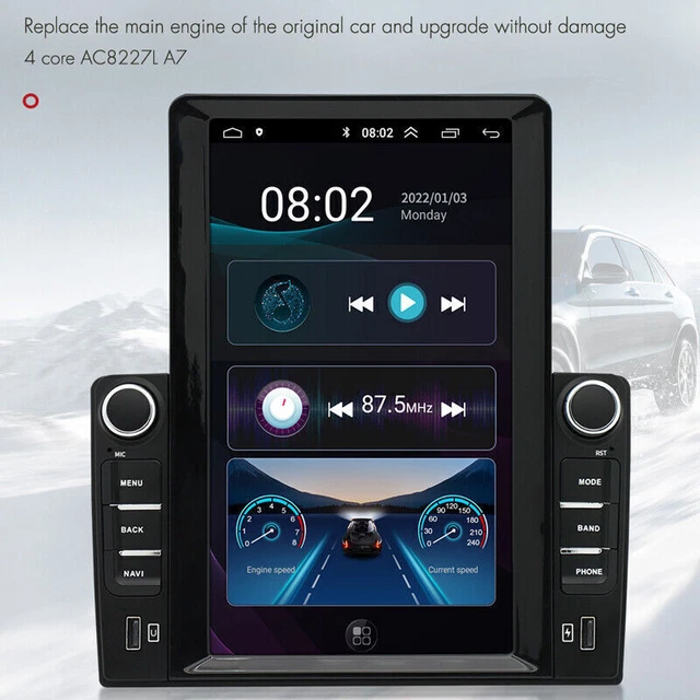 Android 10 2DIN 10.1" Car Stereo Radio GPS Navigation WIFI Bluetooth MP5 Player