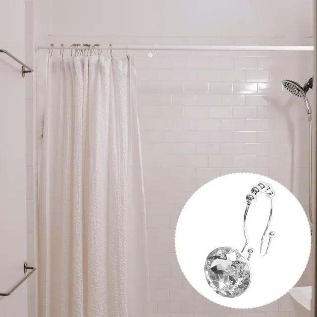 Maple Leaf Shower Curtain Hooks, 12Pcs Thanksgiving Decorative Shower  Curtain Ho