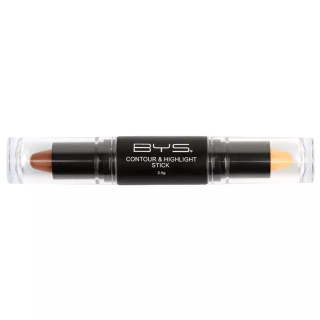 BYS 2.5g Contour & Highlight Duo Stick Dual Pen #02 Face Cosmetic Women Makeup