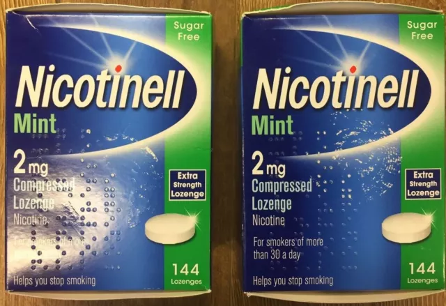 Nicotinell Minze 1 mg/2 mg komprimierte Lutschtabletten x 288 (Stärke wählen)