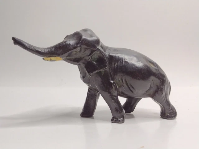 Antique Cast Iron Metal Elephant Figurine 🐘