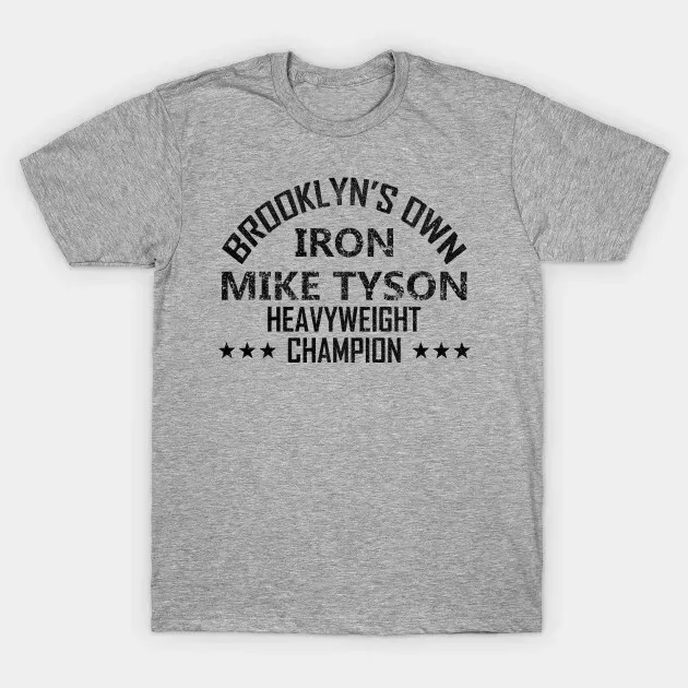 Brooklyn Pride Boxing Champion Iron Mike Tyson T-Shirt 100% Cotton O-Neck Summer