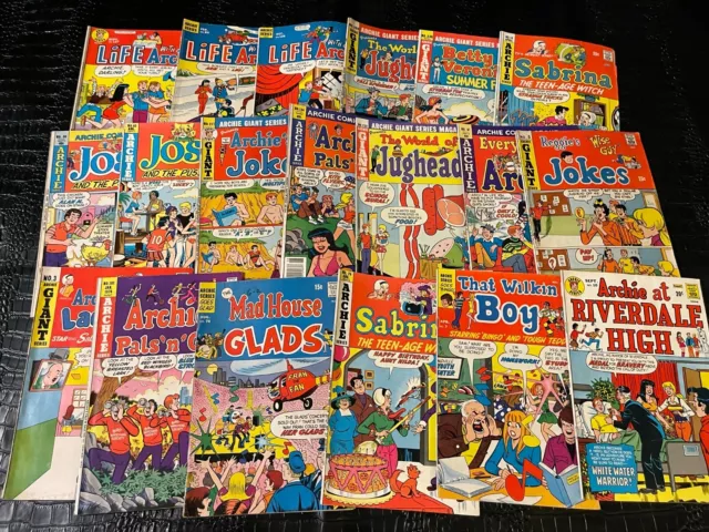 Vintage Lot Of Archie Comics - Various Titles (Qty = 19) Bx0