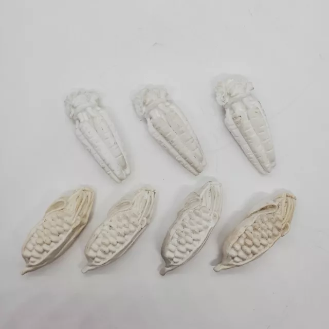 California Creations Ready to Paint CORN & CARROT Plaster Craft Magnets VTG (6)