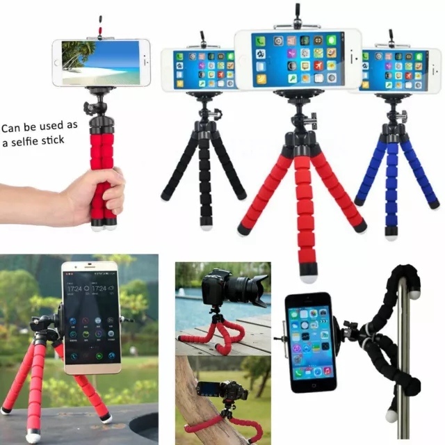 Mini Octopus Tripod Stand Grip Flexible Holder For Mobile Phone Camera Universal