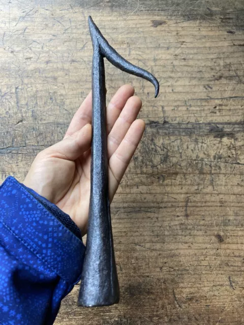 RARE! Antique 18TH C Wrought Iron Harpoon Tip Nautical Maritime Whaling