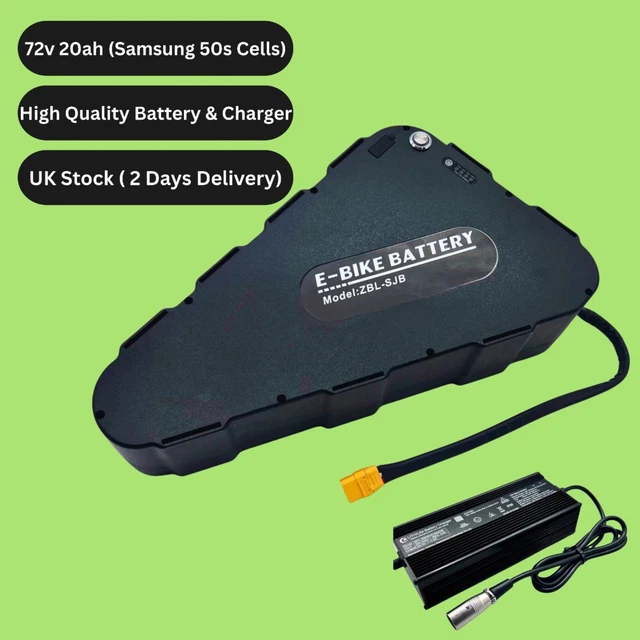 72V 20AH E bike Battery 60A BMS 50S (High Quality Grade) £489.99 ...