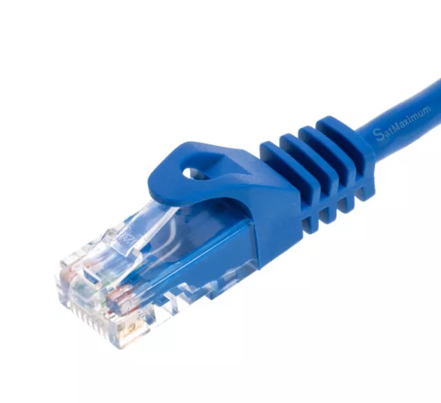 CAT5 Ethernet Patch Cable RJ-45 Internet Cord Blue 25FT- 200FT Multi-Pack LOT 3