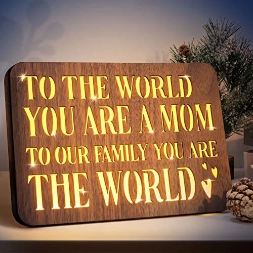 Birthday Gifts for Mom from Daughter Son, to The World You Are A For Mom Plaque