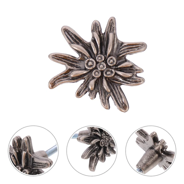 2 Pcs Retro Handle Cabinet Door Knobs Cabinet Knobs European Style 4
