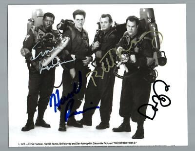 Bill Murray Aykroyd Hudson Ramis 8x10 signed Photo autographed Picture and COA